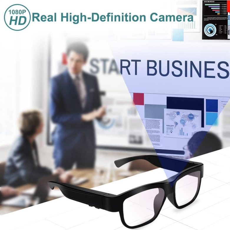Camera Glasses Video Glasses HD Smart Glasses Recording Outdoor Sport Glasses with Camera Wearable Eyeglass Built-in 32G Memory Card - Image 5